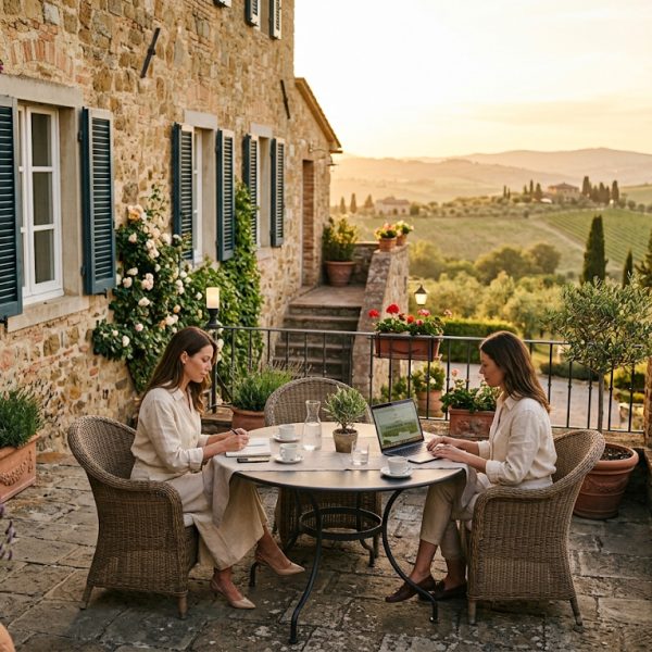 Pourquoi les Français télétravaillent depuis la Toscane